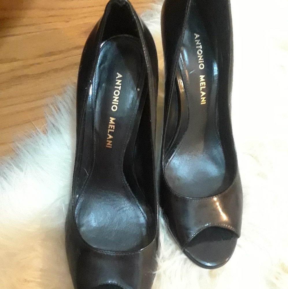 Black Antonio Melani Heels